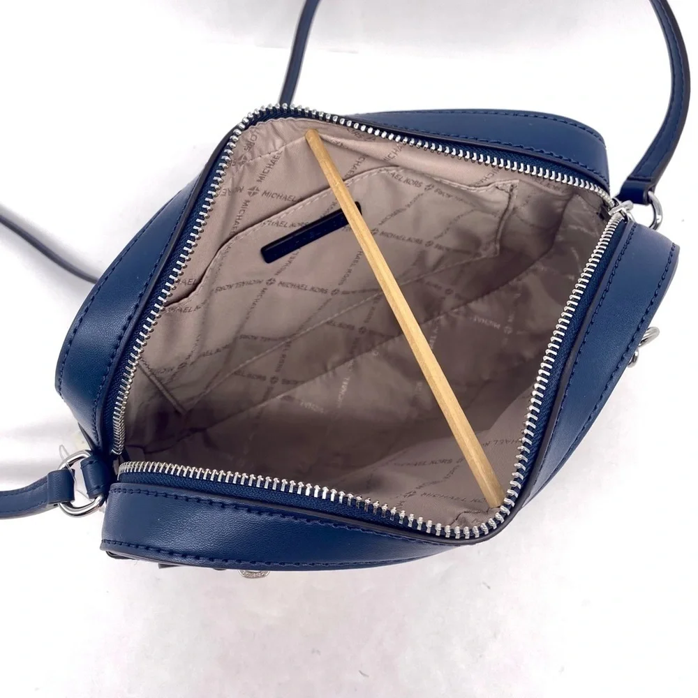 Michael Kors Large EW Zip Chain Crossbody Bag Admiral